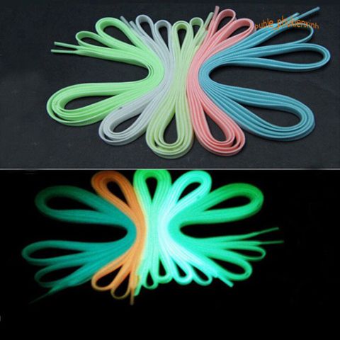 Dây Giày Phát Sáng Dạ Quang Độc Đáo - Nhiều Màu Sắc 60CM/70CM/80CM Cho Giày Thể Thao, Thời Trang Sành Điệu, Phát Sáng Trong Đêm