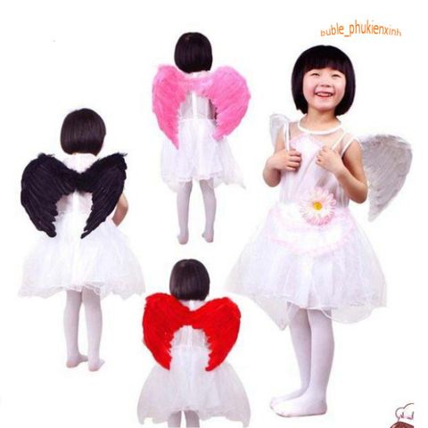 Đôi Cánh Thiên Thần Cosplay Trắng Cho Bé - 7 Kích Cỡ Phù Hợp Biểu Diễn, Hóa Trang, Chụp Ảnh Tiệc Tùng