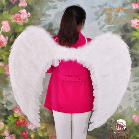 Đôi Cánh Thiên Thần Cosplay Trắng Cho Bé - 7 Kích Cỡ Phù Hợp Biểu Diễn, Hóa Trang, Chụp Ảnh Tiệc Tùng