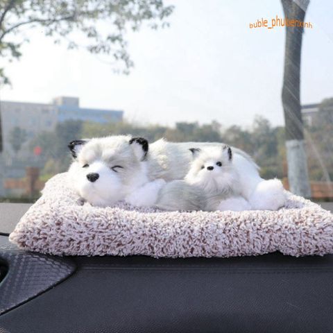 Mèo Hoa Cúc Lông Mềm Mại Lõi Than Hoạt Tính - Thú Bông Khử Mùi, Lọc Không Khí Xe Hơi, Dễ Thương và Độc Đáo