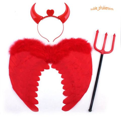 Cánh Thiên Thần Led Dễ Thương Cho Bé Gái - Trang Phục Hóa Trang Halloween, Trung Thu, Noel Thích Hợp