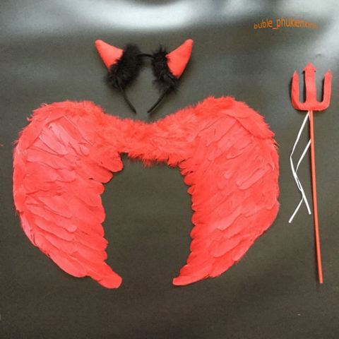 Cánh Thiên Thần Led Dễ Thương Cho Bé Gái - Trang Phục Hóa Trang Halloween, Trung Thu, Noel Thích Hợp