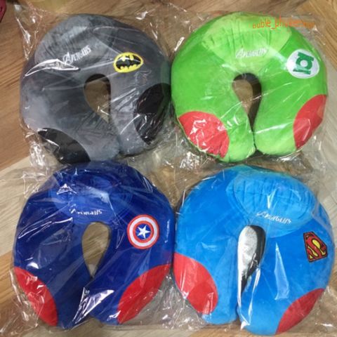 Gối Hỗ Trợ Cổ Avengers - Gối Du Lịch Dễ Thương Cho Giấc Ngủ Thoải Mái, Dành Cho Người Lớn Và Trẻ Em, Chất Liệu Cao Cấp