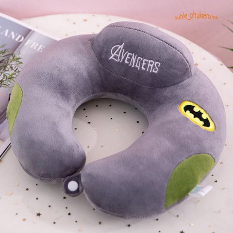Gối Hỗ Trợ Cổ Avengers - Gối Du Lịch Dễ Thương Cho Giấc Ngủ Thoải Mái, Dành Cho Người Lớn Và Trẻ Em, Chất Liệu Cao Cấp