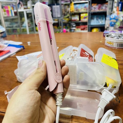 Máy Uốn Tóc Mini Gọn Nhẹ - Thiết Bị Làm Đẹp Tóc Tiện Lợi Cho Nàng - Dễ Dàng Để Vào Túi Xách, Không Gây Hư Tổn Tóc