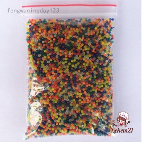 Bộ 10.000 hạt trang trí nở siêu thấm - Nhiều màu sắc cho trang trí cây, hoa, sân vườn và nghệ thuật sáng tạo.