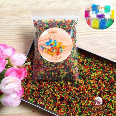 Hạt Tinh Thể Slime 200g - Hạt Nở Trồng Cây Không Đất, Trang Trí Lọ Hoa Nhiều Màu Sắc Rực Rỡ, Dễ Dàng Sử Dụng