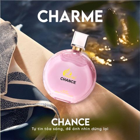 Nước Hoa Nữ Charme CHANCE HỒNG 50ML - Hương Dịu Dàng, Tự Tin, Quyến Rũ, Gift Cho Phái Đẹp