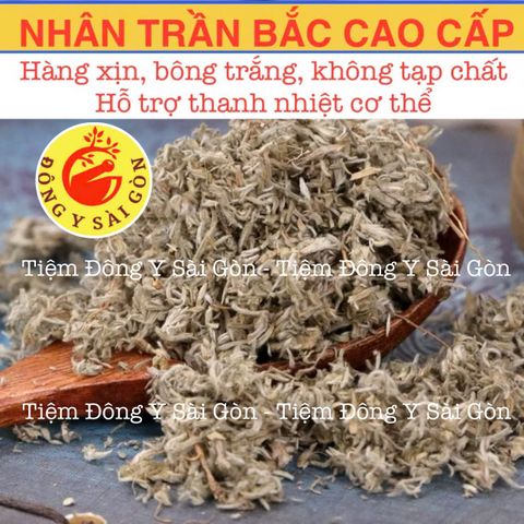 Nhân Trần Bắc Bông Trắng Cao Cấp 100g - Thảo Dược Giải Độc Gan, Thanh Nhiệt, Hỗ Trợ Điều Trị Mất Ngủ Tự Nhiên