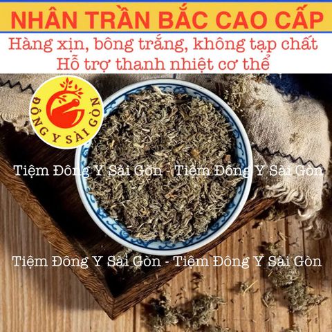 Nhân Trần Bắc Bông Trắng Cao Cấp 100g - Thảo Dược Giải Độc Gan, Thanh Nhiệt, Hỗ Trợ Điều Trị Mất Ngủ Tự Nhiên
