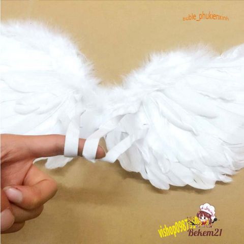 Cánh Thiên Thần Chụp Ảnh Trắng - Phụ Kiện Đáng Yêu Cho Bé Gái/Bé Trai - Khung Cảnh Sinh Nhật và Gia Đình