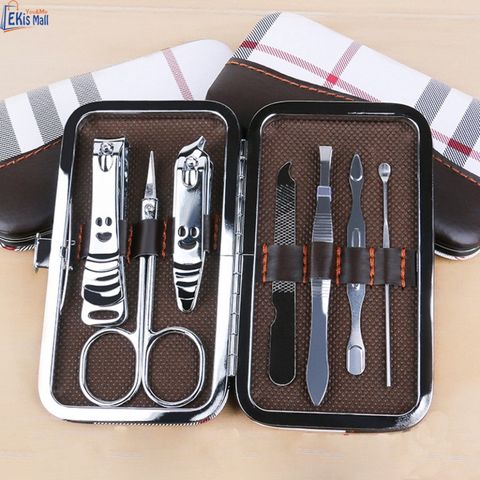 Bộ sản phẩm cắt móng tay cao cấp 7 món - Bộ chăm sóc móng chất lượng, thép không gỉ, nhỏ gọn du lịch, quà tặng hoàn hảo
