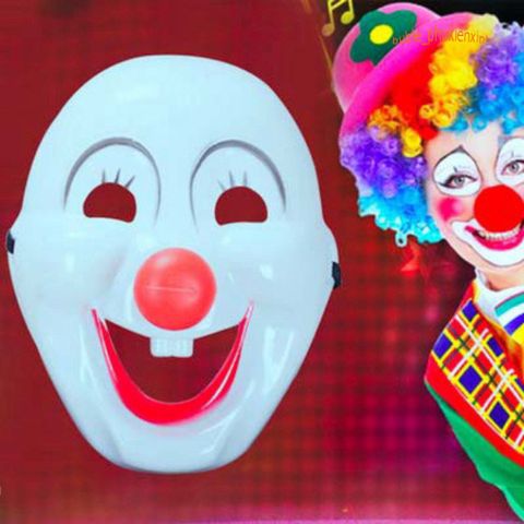 Mặt Nạ Chú Hề Mũi Đỏ Hài Hước - Phụ Kiện Halloween Độc Đáo Cho Lễ Hội, Biểu Diễn Sân Khấu, Hóa Trang Thú Vị