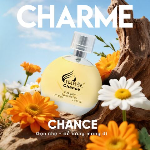 Nước Hoa Nữ Charme Chance Vàng 30ml - Hương Thơm Quyến Rũ, Sang Trọng, Lưu Hương Lâu, Phong Cách Pháp