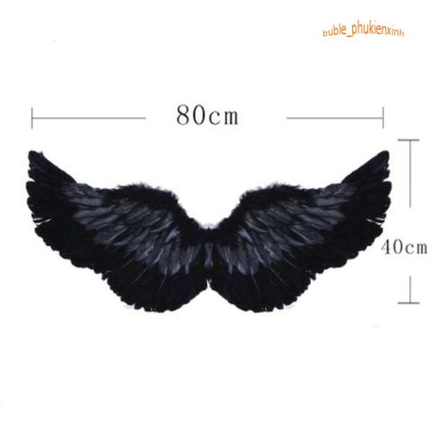 Cánh Thiên Thần Lông Vũ Màu Trắng Cosplay - Phụ Kiện Hóa Trang Dễ Thương Cho Tiệc Tùng và Lễ Hội, Đồ Chơi Cảm Hứng Thiên Thần