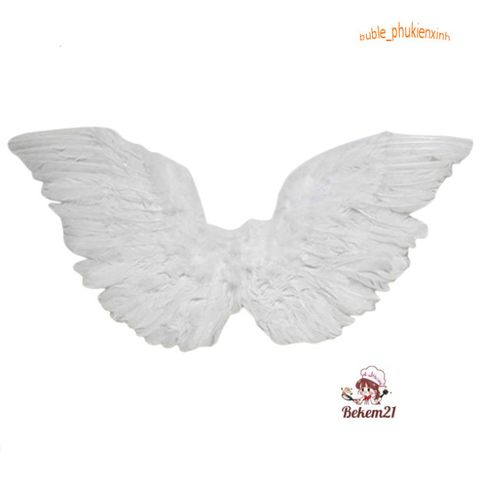 Bộ Cánh Thiên Thần Hóa Trang Cho Bé Gái - Cánh Lông Vũ Dễ Thương Dịp Halloween, Tiệc Tùng, Cosplay - Chất Liệu An Toàn, Nhiều Kích Cỡ