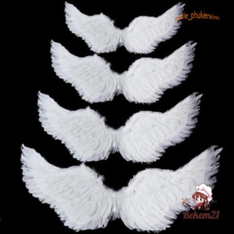 Đôi Cánh Thiên Thần Cosplay Trắng cho Bé - Trang Phục Hóa Trang Tiệc Tùng 27 Cỡ, Hoàn Hảo cho Biểu Diễn và Chụp Ảnh Sự Kiện