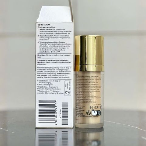 Tinh chất Eucerin 3D Elasticity Serum 30ml - Hỗ trợ mờ đốm nâu, giảm nếp nhăn và cải thiện độ săn chắc cho da