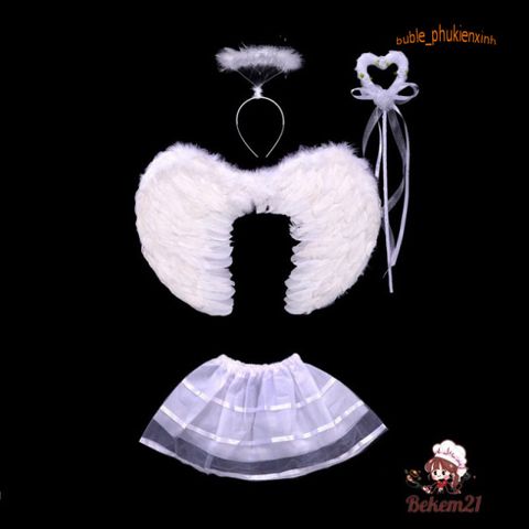 Cánh Thiên Thần UUMIR cho Nữ - Phụ Kiện Hóa Trang Dễ Thương Cho Tiệc Công Chúa, Halloween, Quà Tặng Đặc Biệt