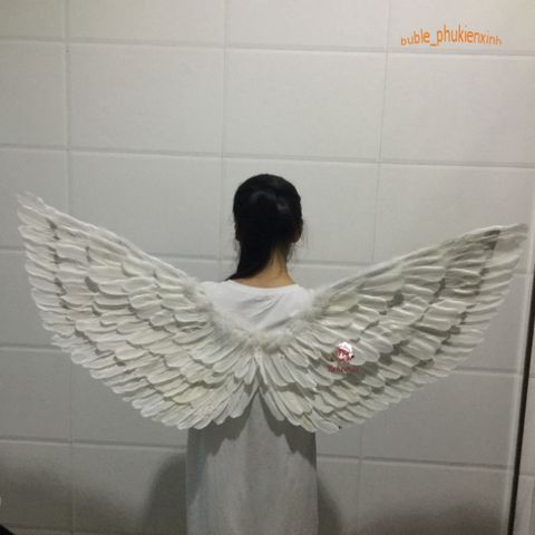 Cánh Lông Thiên Thần Amarniya Dây Thun Co Giãn Màu Sáng - Phụ Kiện Hóa Trang Rực Rỡ cho Cosplay và Halloween