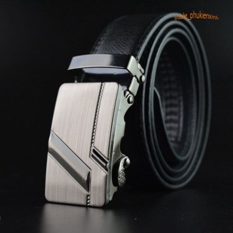 Thắt Lưng Da Nam Cao Cấp Khóa Tự Động - Phụ Kiện Thời Trang Sang Trọng, Thích Hợp Mọi Phong Cách, Lịch Lãm, Nam Tính