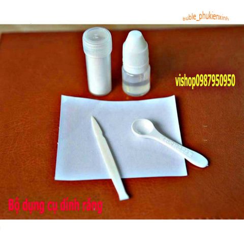 Bộ Răng Giả Nan H & Khểnh Bằng Sứ - Thiết Kế Tinh Xảo, Dễ Dàng Sử Dụng - Răng Thật 99% Giống Nhau, Keo Và Dụng Cụ Kèm Theo