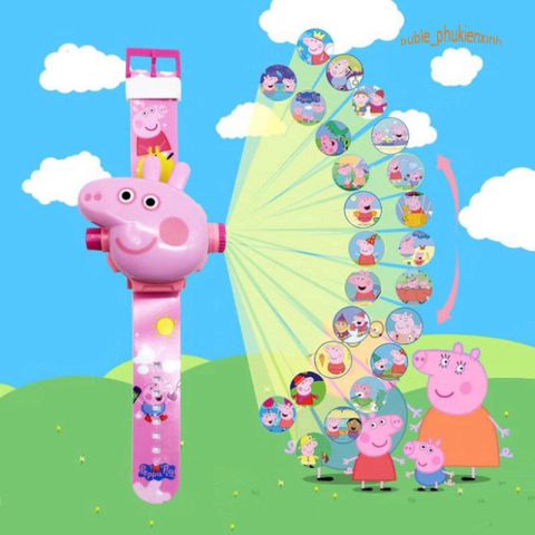 Đồng Hồ Điện Tử 3D Đeo Tay Hình Nhân Vật Hoạt Hình - Elsa, Kitty, Người Nhện - Quà Tặng Thú Vị Cho Bé Trai & Bé Gái