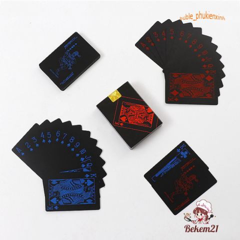 Bộ Bài Tây PVC Skull Chống Nước & Chống Bụi - Bộ Bài Ảo Thuật Sưu Tầm Đẹp Mắt, Thẻ Bài Trang Trí ấn Tượng
