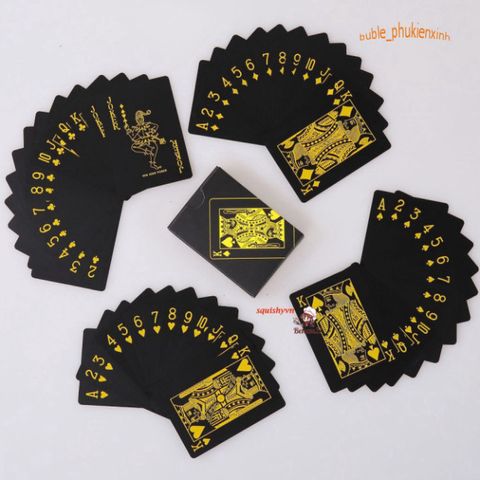 Bộ Bài Tây PVC Skull Chống Nước & Chống Bụi - Bộ Bài Ảo Thuật Sưu Tầm Đẹp Mắt, Thẻ Bài Trang Trí ấn Tượng