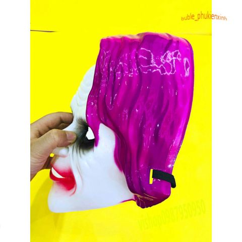 Mặt Nạ Joker Joaquin Phoenix Màu Hồng - Phụ Kiện Hóa Trang Halloween Độc Đáo Cho Fan Hâm Mộ Siêu Anh Hùng