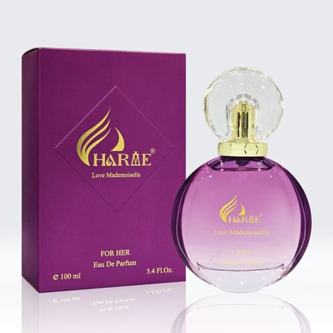 Nước Hoa Nữ Charme Love Mademoiselle - Eau De Parfum Quyến Rũ, Hương Hoa Cỏ Tươi Mát Dành Cho Phái Đẹp 25 Tuổi Trở Lên