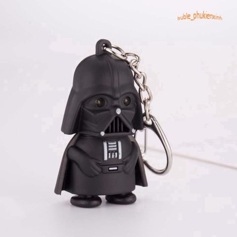 Móc Khóa LED Hình Nhân Vật Darth Vader - Phát Sáng Có Nhạc, Phụ Kiện Thời Trang Star Wars, Quà Tặng Dành Cho Fan Hâm Mộ