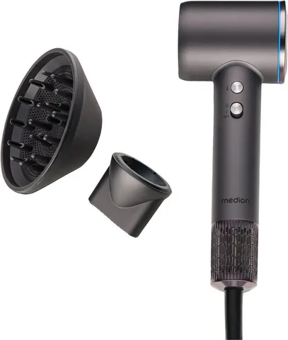 Máy Sấy Tóc Medion Life HD1 MD19983 - Công Suất 1600W, Thiết Kế Trắng Tinh Tế, Hàng Đức Chính Hãng