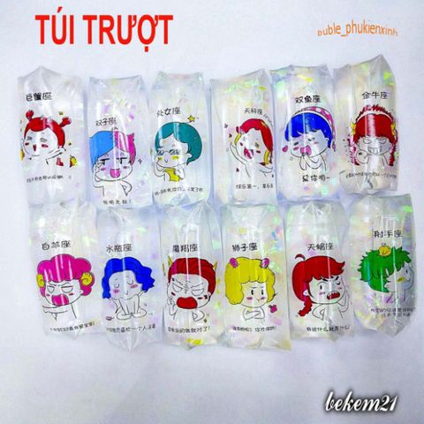 Túi trượt không dính GUDETAMA [LOẠI TO] - Đồ chơi giải stress hoạt hình cho bé - Thiết kế dễ thương, chất liệu bền đẹp