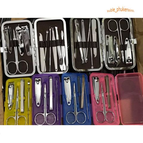 Bộ Dụng Cụ Cắt và Bấm Móng Tay 10 Món Cao Cấp - Chăm Sóc Móng Tại Nhà, Thép Chống Gỉ, Tiện Ích, Sang Trọng