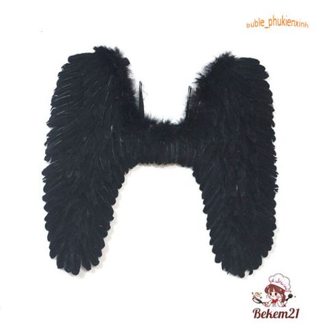Cánh thiên thần cosplay màu trắng/đen/đỏ/hồng cho trẻ em - Hóa trang lễ hội, Giáng sinh, Halloween - Phụ kiện trang trí ấn tượng