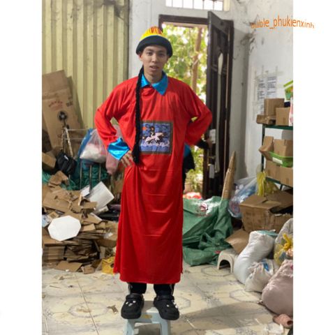 Bộ Trang Phục Hóa Trang Ma Cương Thi - Trang Phục Halloween Phán Quan, Đồ Hóa Trang Thẩm Phán Cho Trẻ Em (3 Màu)