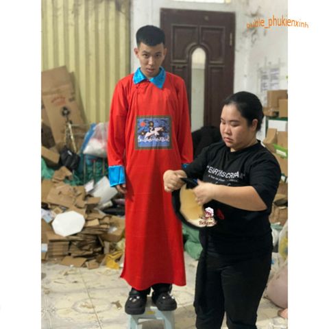 Bộ Trang Phục Hóa Trang Ma Cương Thi - Trang Phục Halloween Phán Quan, Đồ Hóa Trang Thẩm Phán Cho Trẻ Em (3 Màu)