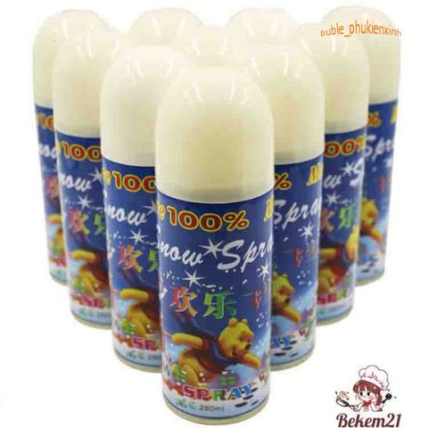 Xịt Bọt Tuyết Làm Đẹp Ngay Tức Thì - Hiệu Quả Trong Buổi Họp, Biến Mất Sau 5 Phút, Dành Cho Sinh Nhật và Ngày Lễ Tình Yêu