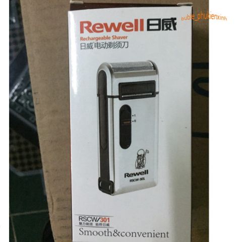 Máy Cạo Râu Rewell RSCW 301 - Thiết Kế Sang Trọng, Hiệu Suất Cao, Không Kích Ứng Da, Dễ Dàng Sử Dụng cho Nam giới