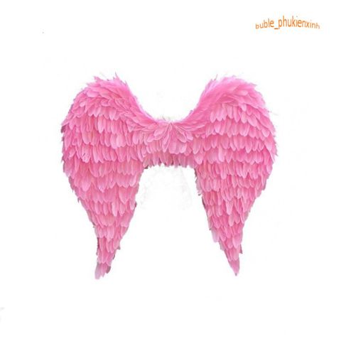 Đôi Cánh Thiên Thần Lông Vũ Màu Sắc Halloween - Phụ Kiện Cosplay Hóa Trang, Đạo Cụ Tiệc Tùng Độc Đáo cho Trẻ Em và Người Lớn
