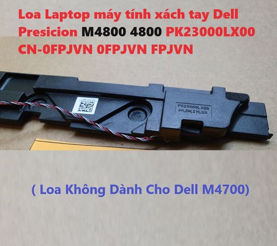 Loa Laptop Dell Precision M4800 - Loa Âm Thanh Chất Lượng Cao - Thay Thế Chính Hãng - Bảo Hành 3 Tháng