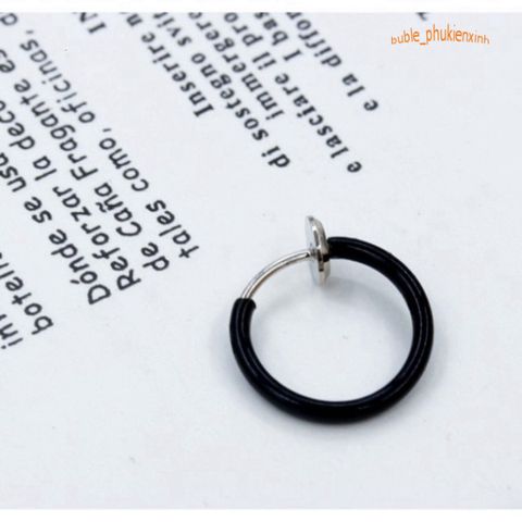 Khuyên Kẹp Tai và Môi Mũi Không Cần Xỏ Lỗ - Phụ Kiện Thời Trang Tiện Lợi, Phong Cách Cá Tính Hàn Quốc