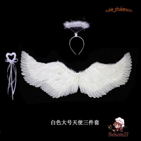 Cánh Thiên Thần Hóa Trang Bé Gái - Bộ 30 Mẫu Độc Đáo Cho Halloween, Giáng Sinh, Đám Cưới, Dạ Tiệc