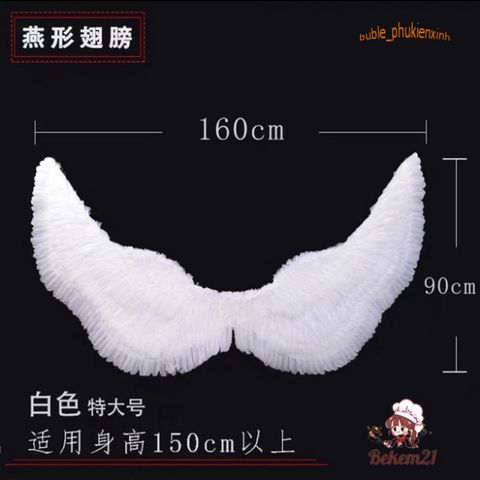 Cánh Thiên Thần Hóa Trang Bé Gái - Bộ 30 Mẫu Độc Đáo Cho Halloween, Giáng Sinh, Đám Cưới, Dạ Tiệc