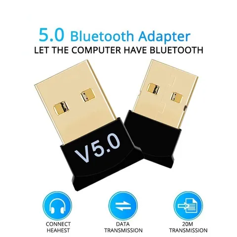 Bộ USB Bluetooth 5.0 - Thiết Bị Phát và Nhận Kết Nối Không Dây cho Máy Tính và Laptop Hỗ Trợ Bluetooth