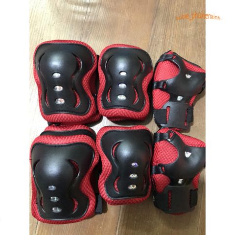 Bộ bảo hộ 6 món cho trẻ em - An toàn cho chân tay, đầu gối khi trượt patin, xe đạp, ván trượt, scooter - Dành cho bé từ 2-10 tuổi.