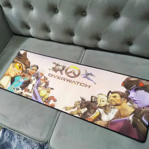 Tấm Lót Chuột Cỡ Lớn Chống Nước 90x30cm [OVERWATCH 10] - Dày 3mm, Chống Trượt, Dùng Được Cho Mọi Loại Chuột Gaming