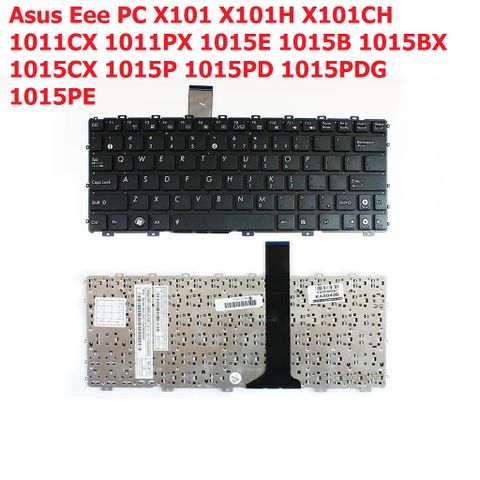 Bàn phím Laptop Asus Eee PC X101 X101H X101CH 1011CX 1015E - Hàng mới 100%, bảo hành 12 tháng, màu đen, nhập khẩu nguyên chiếc