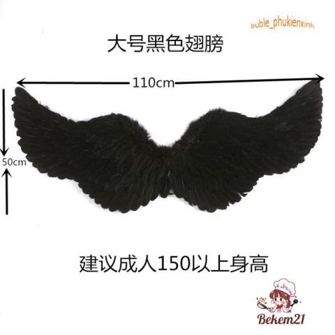 Cánh Thiên Thần Trắng Cho Bé - Trang Phục Hóa Trang Chụp Ảnh Mùa Giáng Sinh & Tiệc Tùng - Lông Vũ An Toàn, Đẹp Mắt